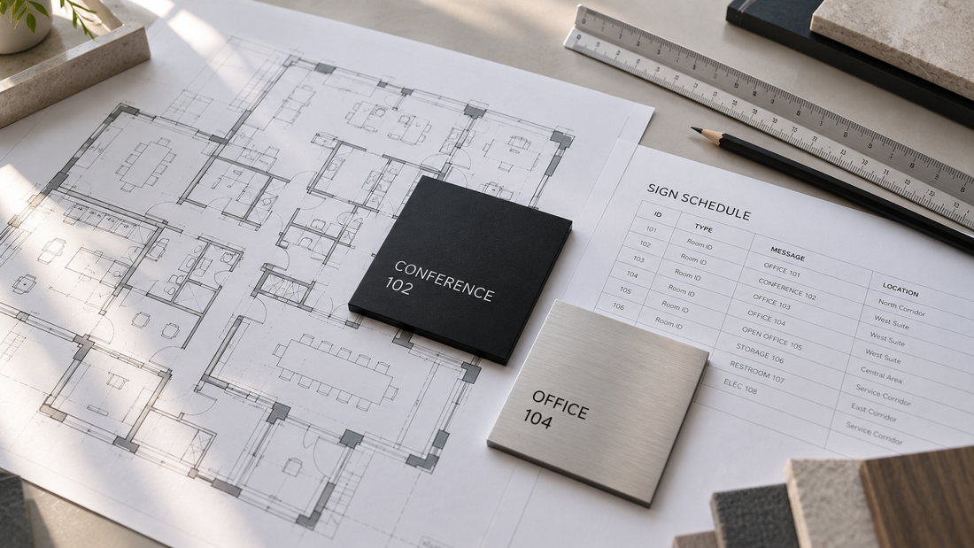 What Should a Commercial Signage Schedule Include?