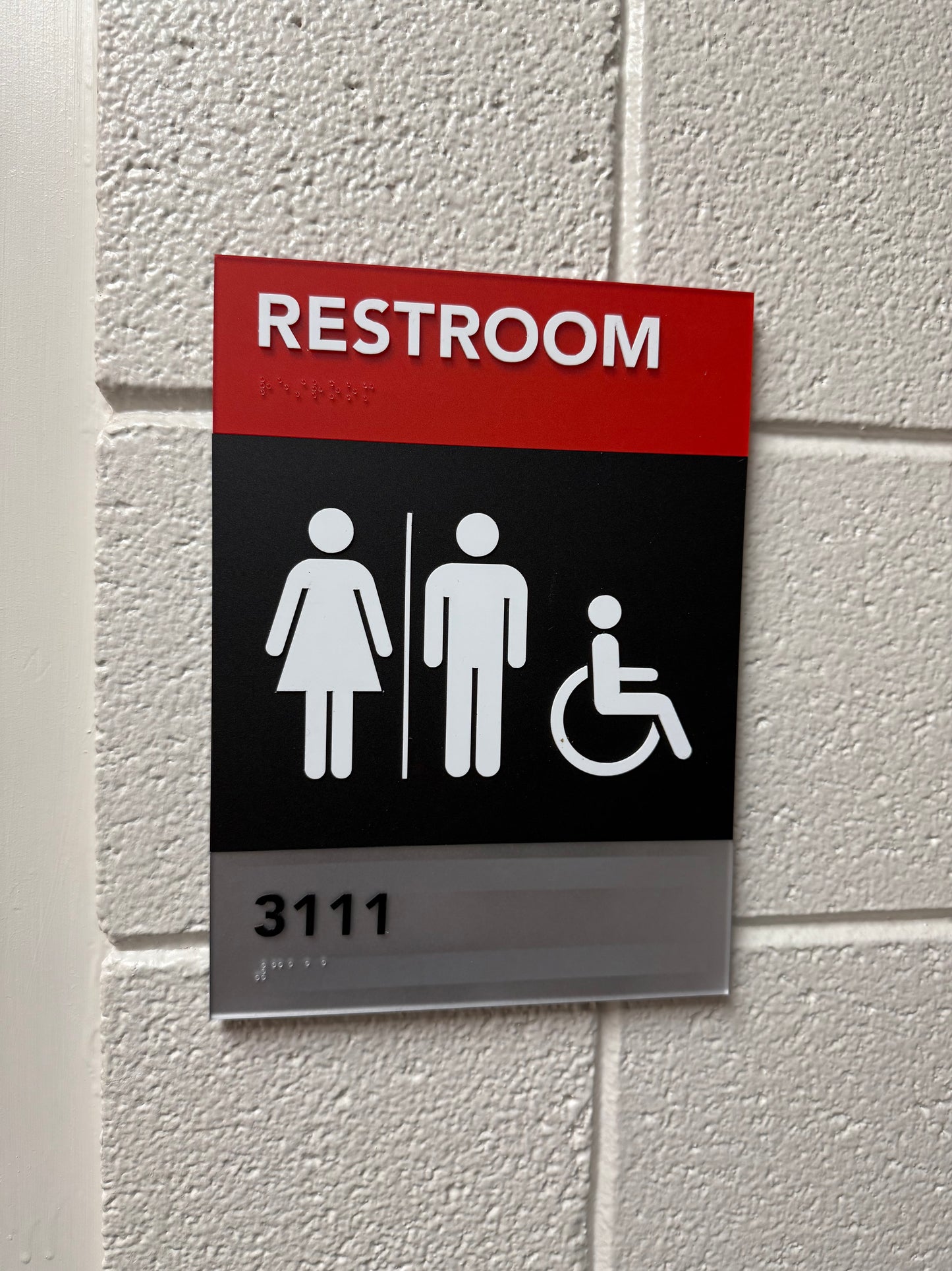 ADA Restroom Sign