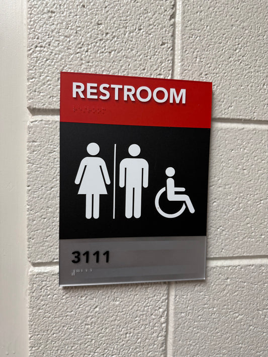 ADA Restroom Sign